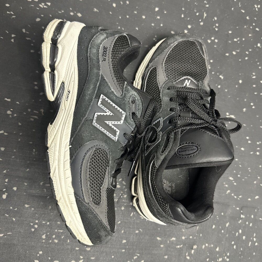 Size 5 boys - New Balance 2002R Black Running Shoes